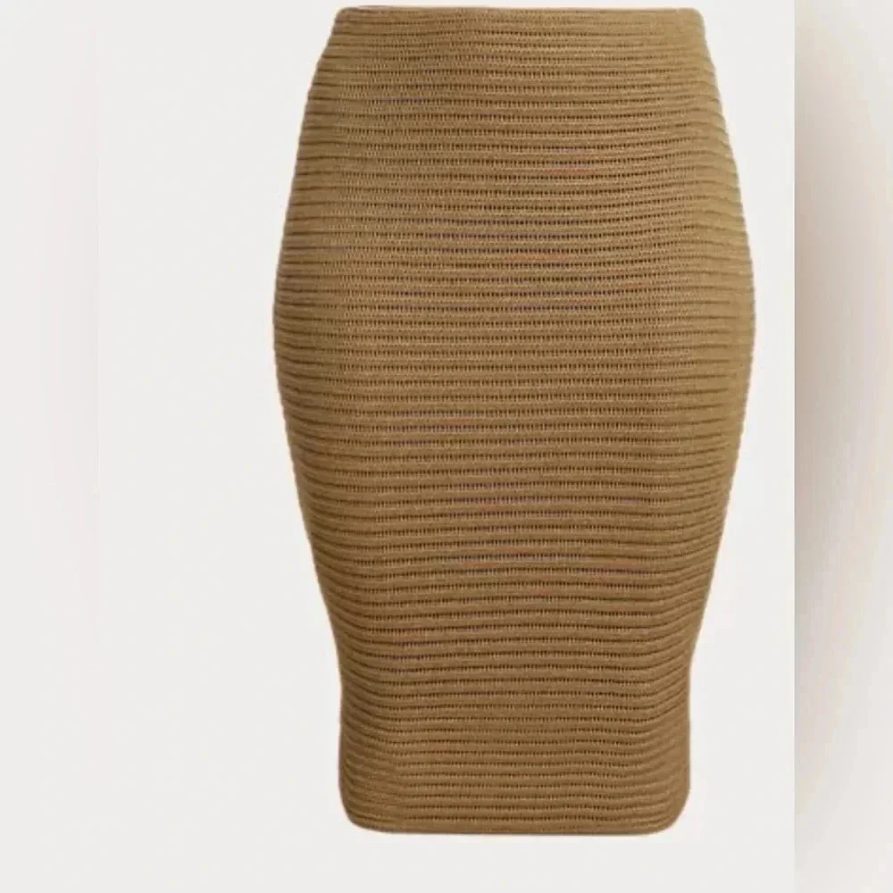 Lauren Ralph Lauren Metallic Cotton-Blend Knit Pencil Skirt Women’s Size… - Picture 5 of 16